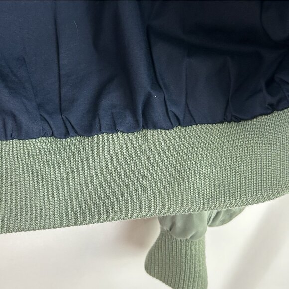 Faconnable Jacket Men Large Green Fullzip Dad Casual Bomber Coat Windbreaker Y2K - Picture 10 of 16